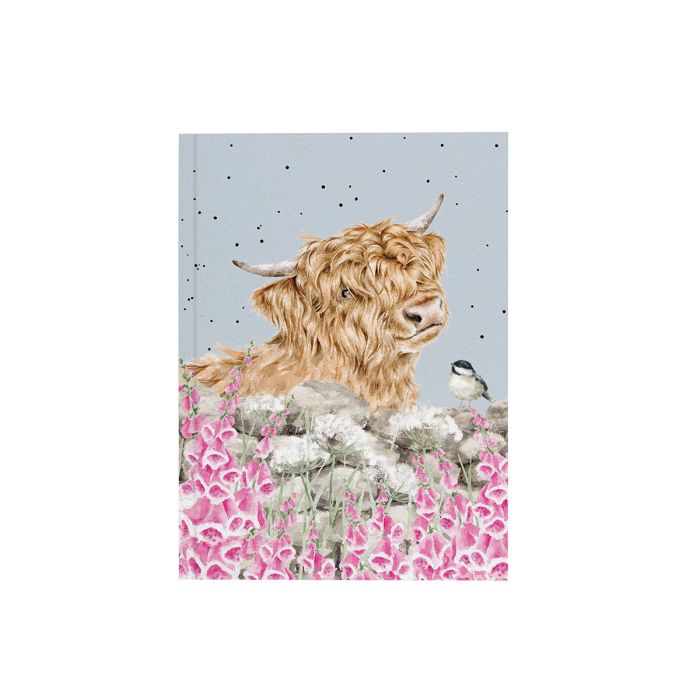 Just For Moo Highland Cow A6 Notebook