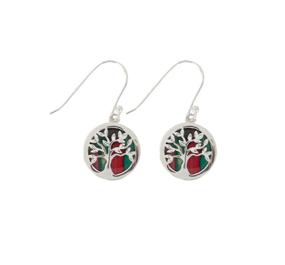 Tree of Life Silver Earrings