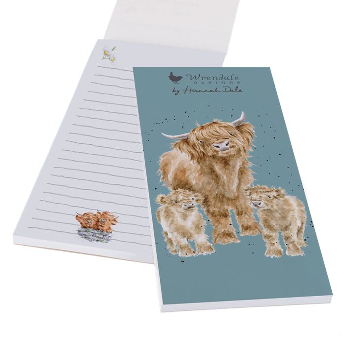 Highland Wishes Highland Cow Magnetic Shopping Pad