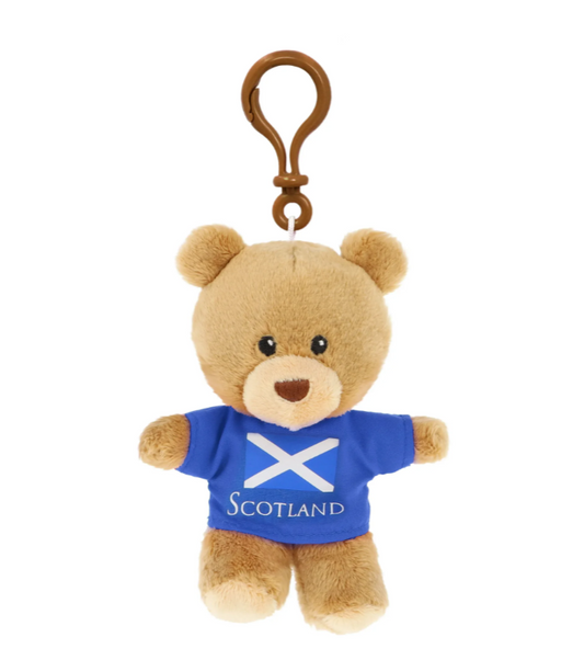 Scotland Bear Keyclip