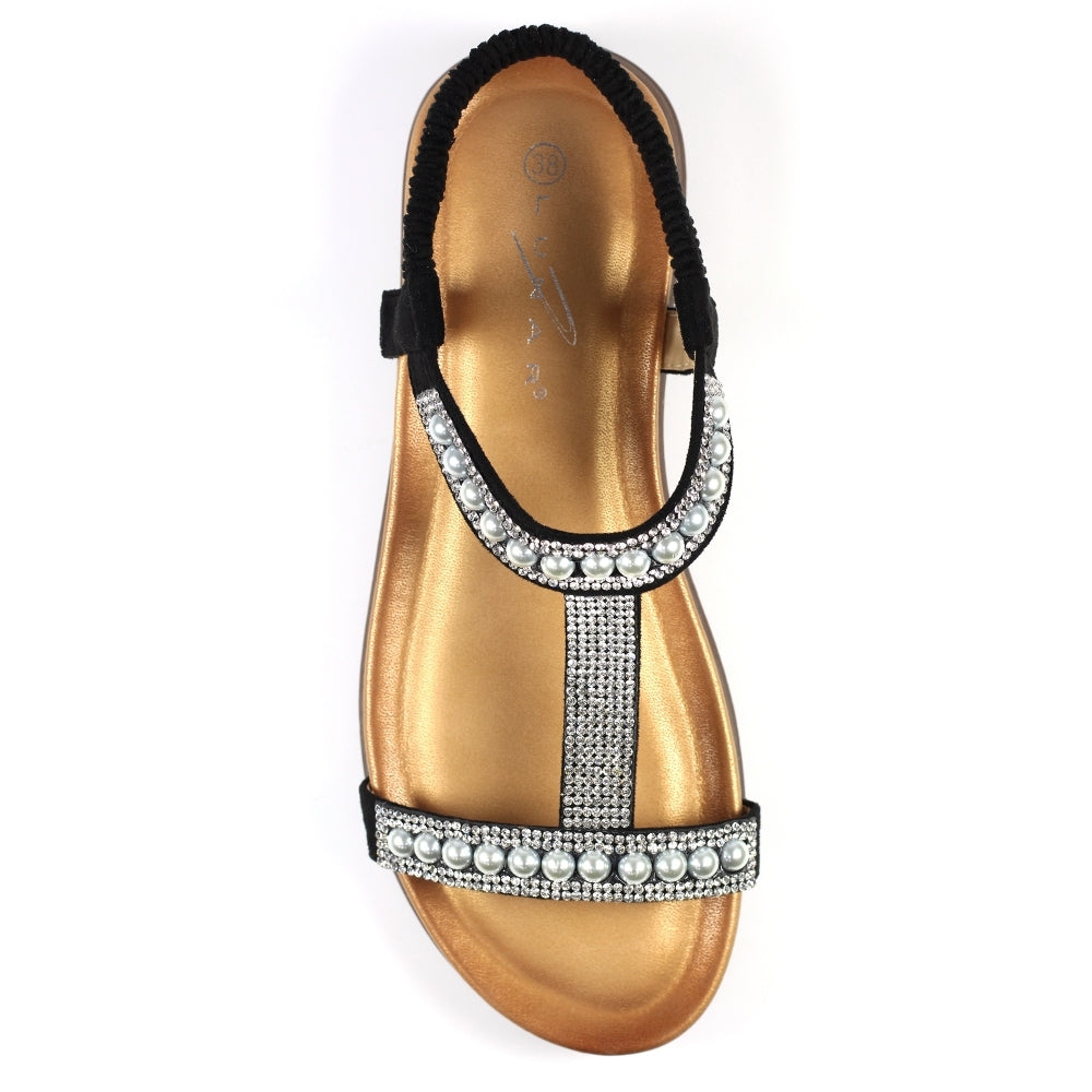 Tancy Black Pearl Sandal