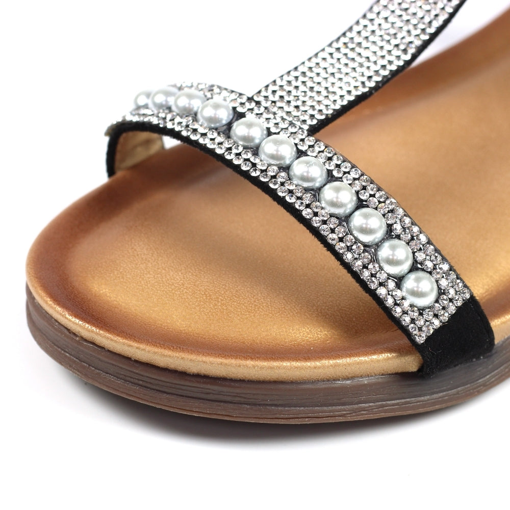Tancy Black Pearl Sandal