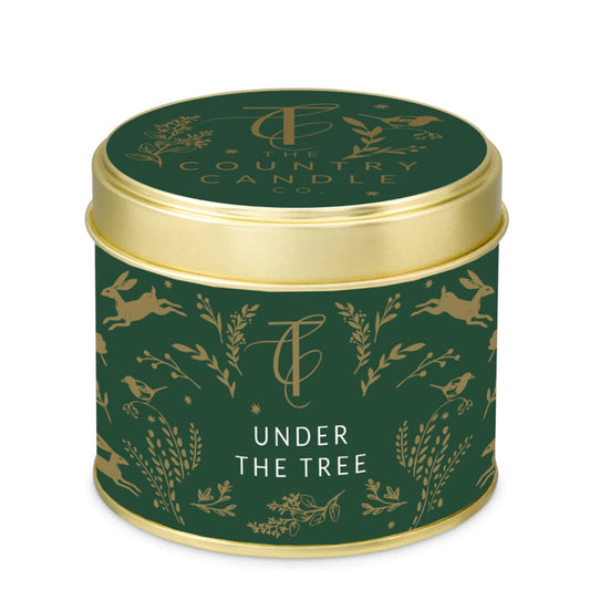 Under The Tree Tin Candle