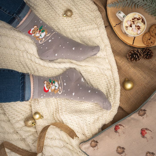 'Christmouse' Mouse Socks
