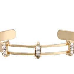 Gold Bar Crystal Bangle