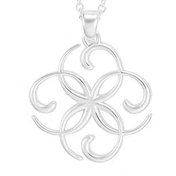 Silver Indulgence Motif Necklace