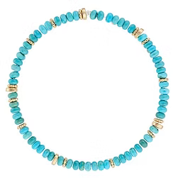 Turqouise Bead Stretch Bracelet