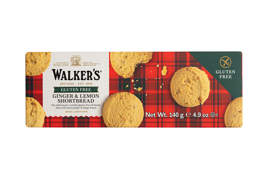 Gluten Free Ginger & Lemon Shortbread