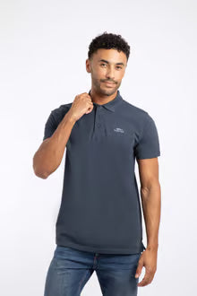 Miles Pique Polo Shirt Navy