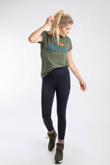 Lilliane High Waisted Leggings Navy