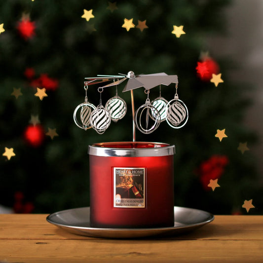 Twin Wick Candle & Carousel