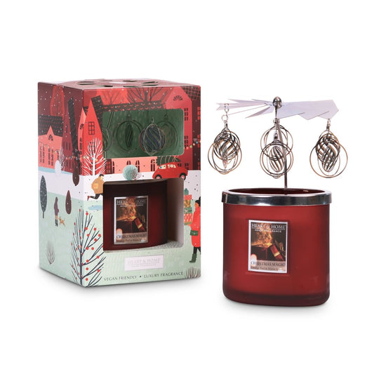 Twin Wick Candle & Carousel