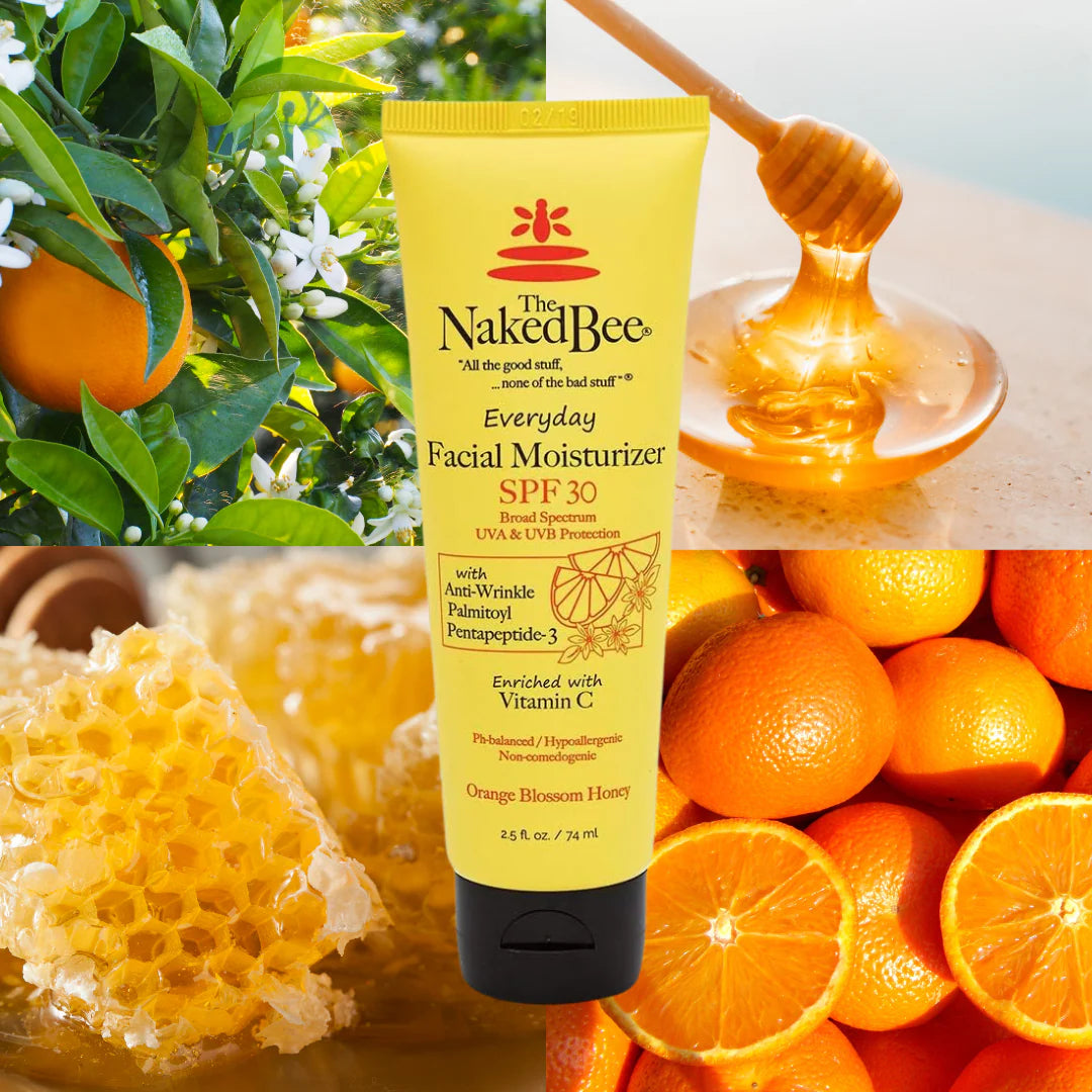 The Naked Bee - Orange Blossom Honey - Everyday Facial Moisturiser 2.5oz
