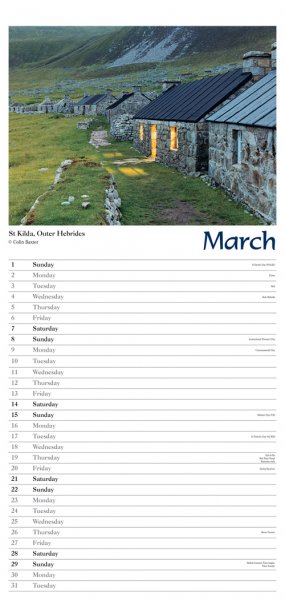 Scotland Appointments 2026 Calendar