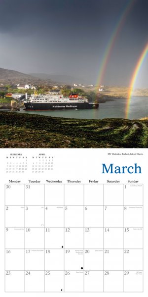 2026 Calendar Wild Scotland