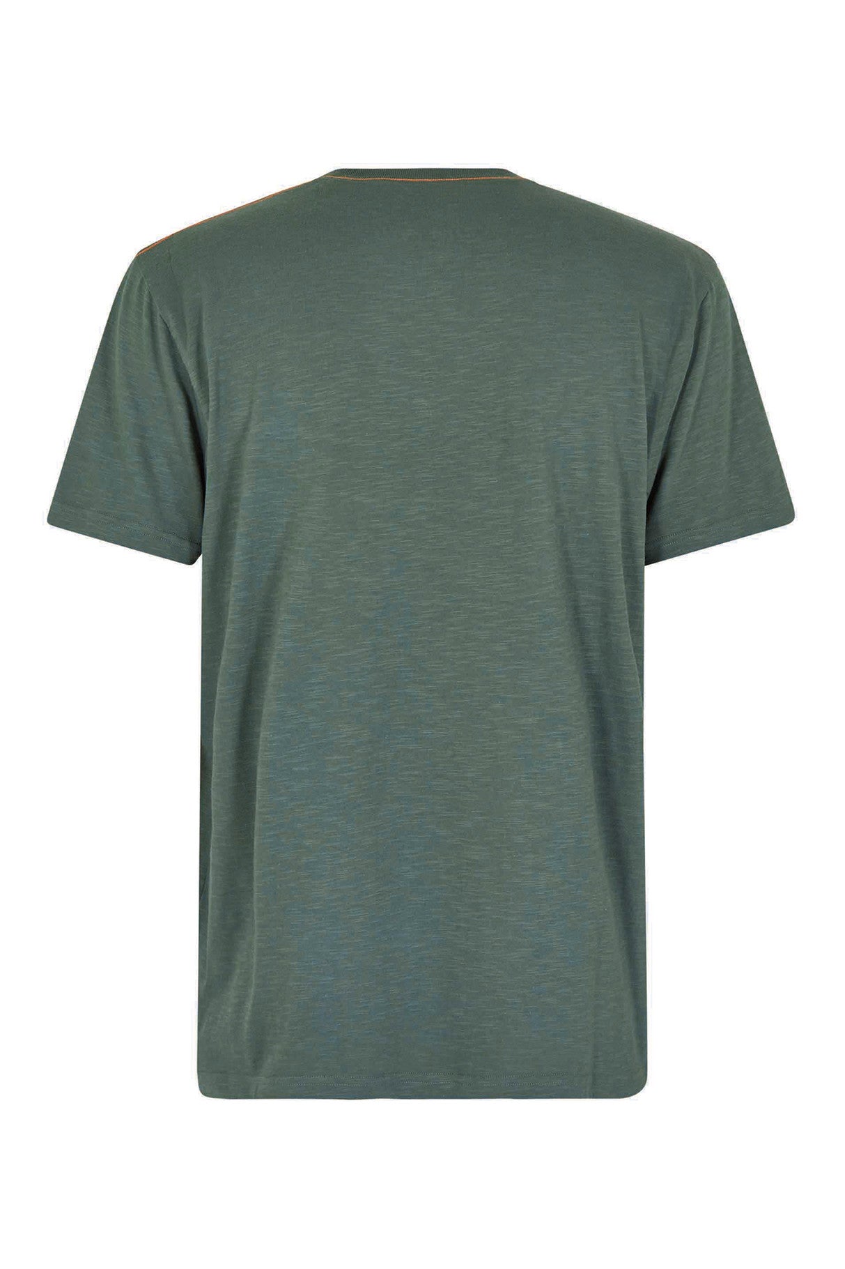 Fished Organic Cotton Branded Tee - Dusky Green
