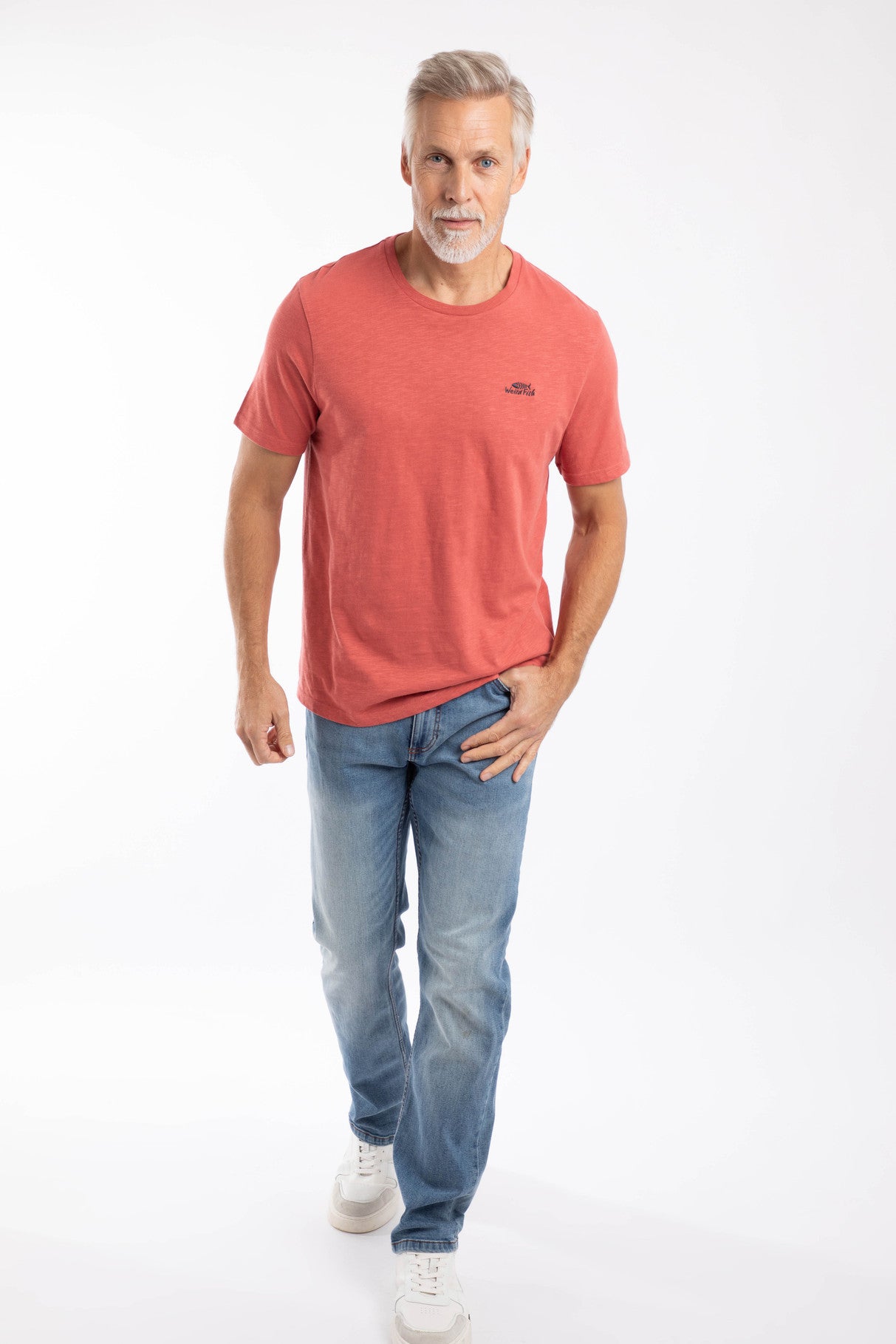 Fished Organic Cotton Branded Tee - Nantucket