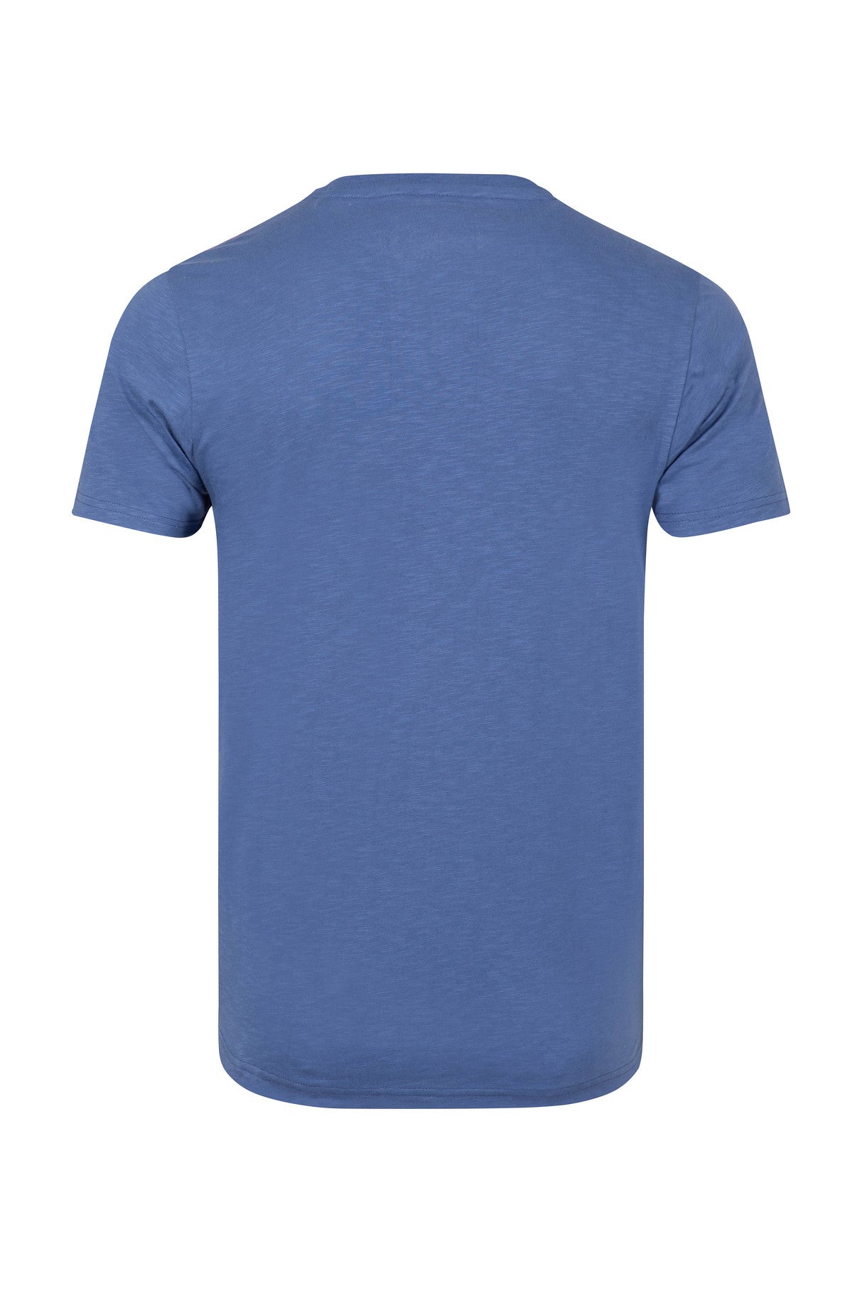 Fished Organic Cotton Branded Tee - Faded Blue