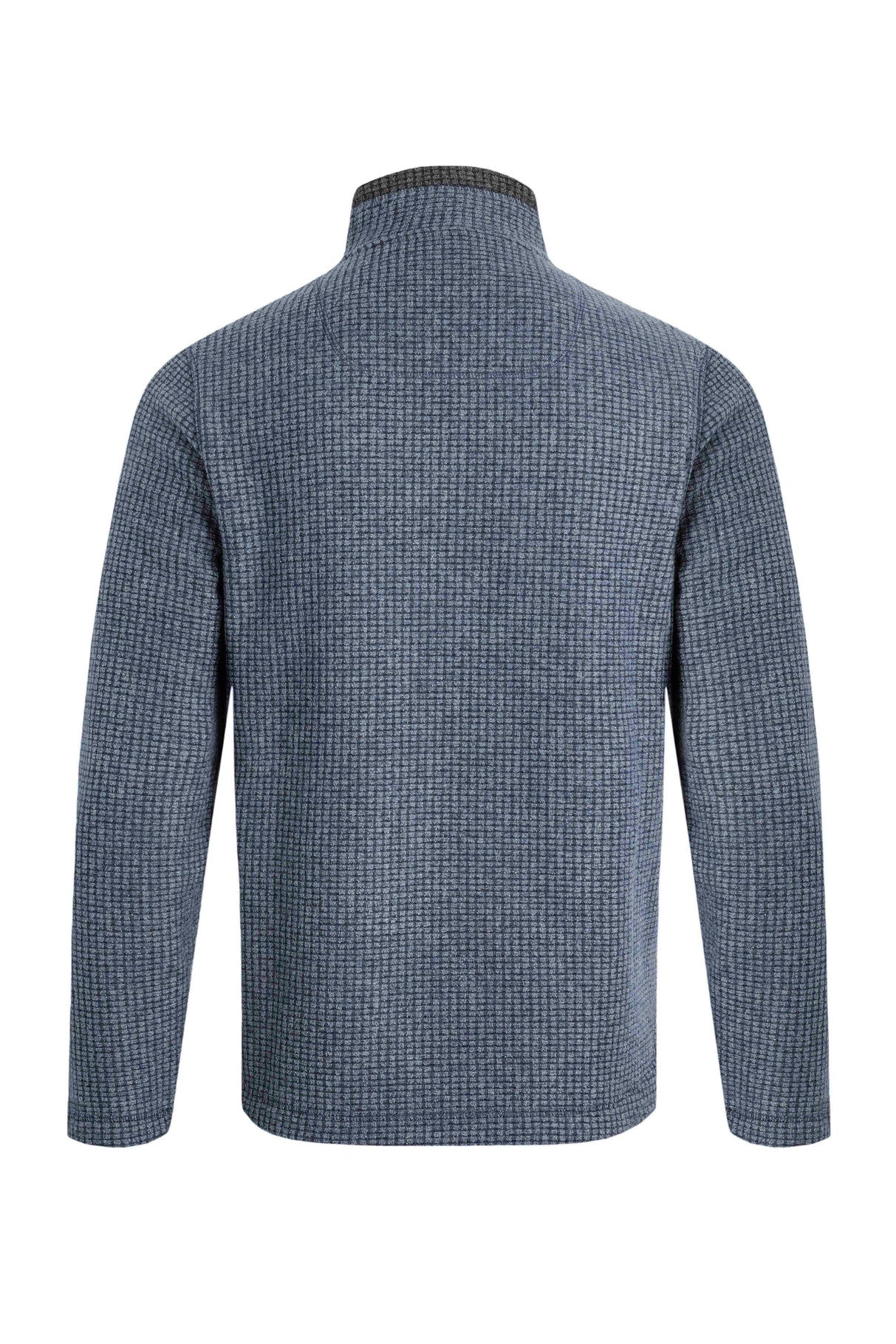Shires Full Zip Grid Fleece - Navy