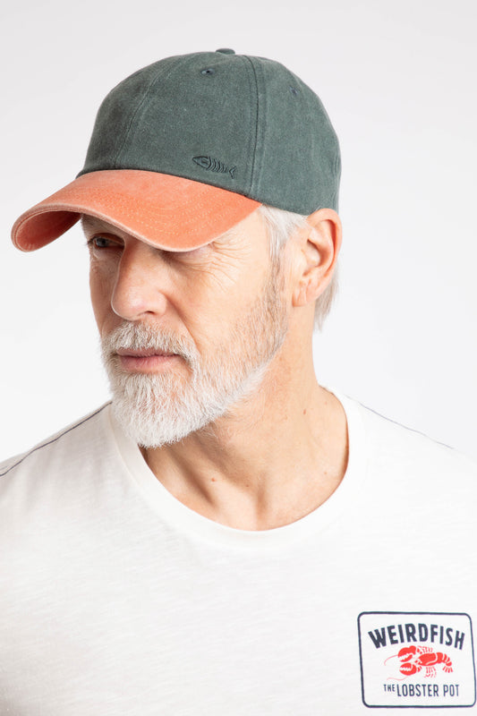 Westbury Heavy Wash Twill Cap - Basil
