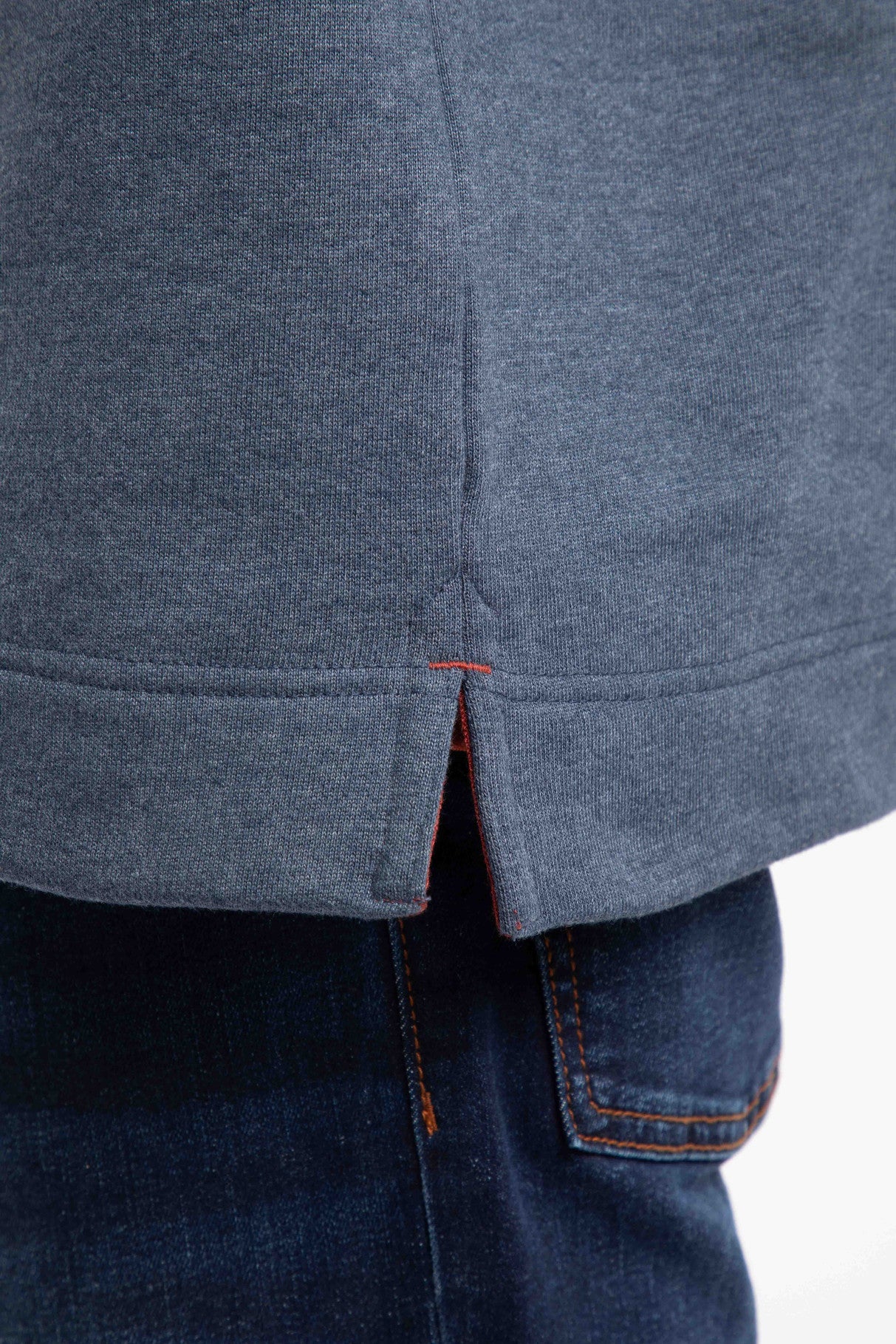 Weird Fish - Brampton Branded 1/4 Zip Sweatshirt - Navy