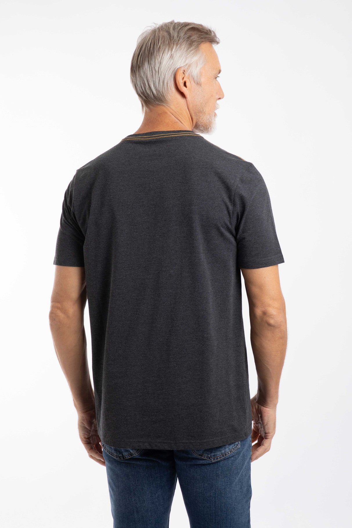 Fish Stamp Graphic Tee - Black