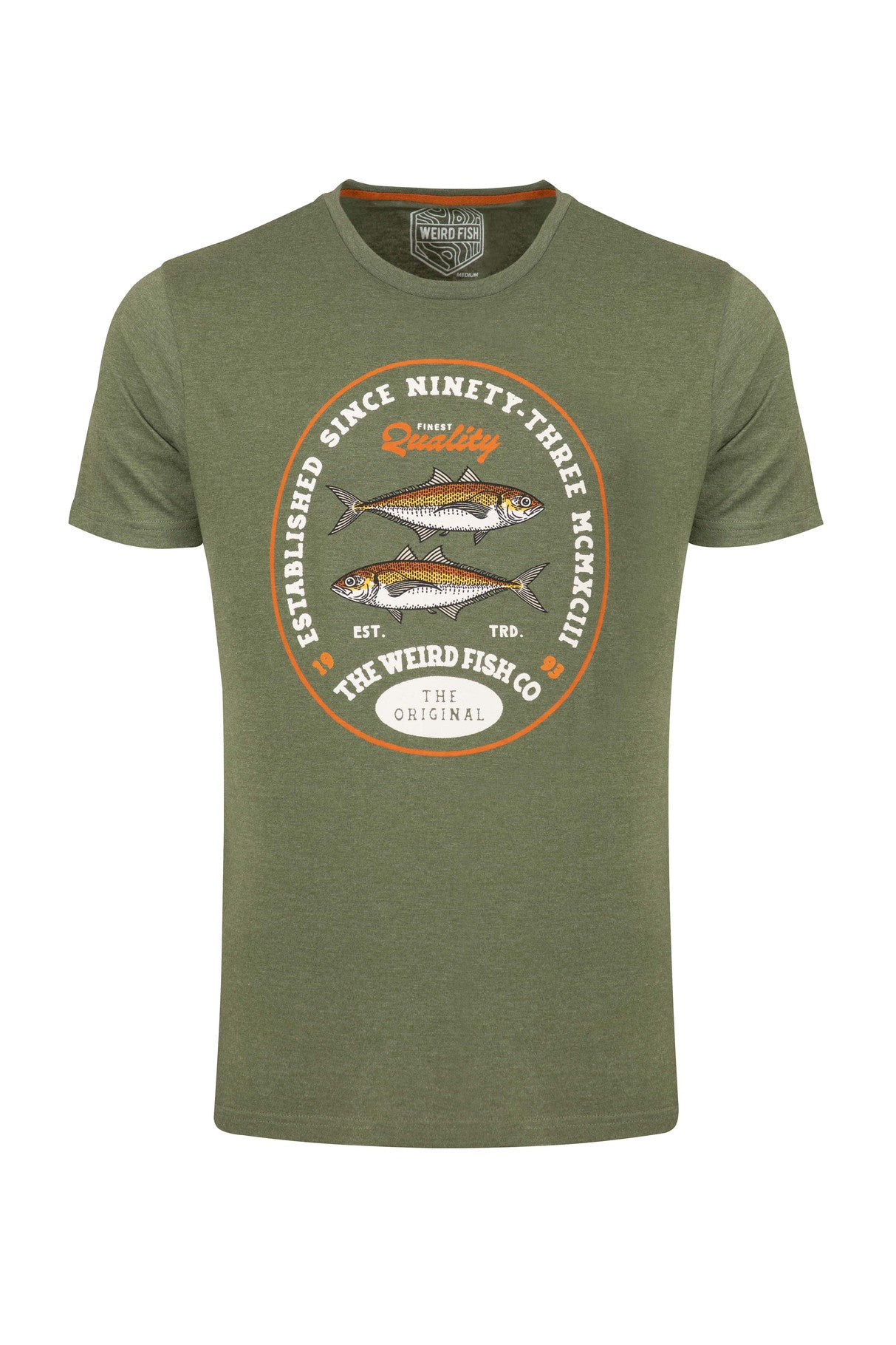 Fish Stamp Graphic Tee - Basil