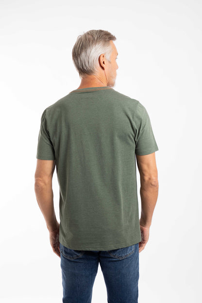 Fish Stamp Graphic Tee - Basil