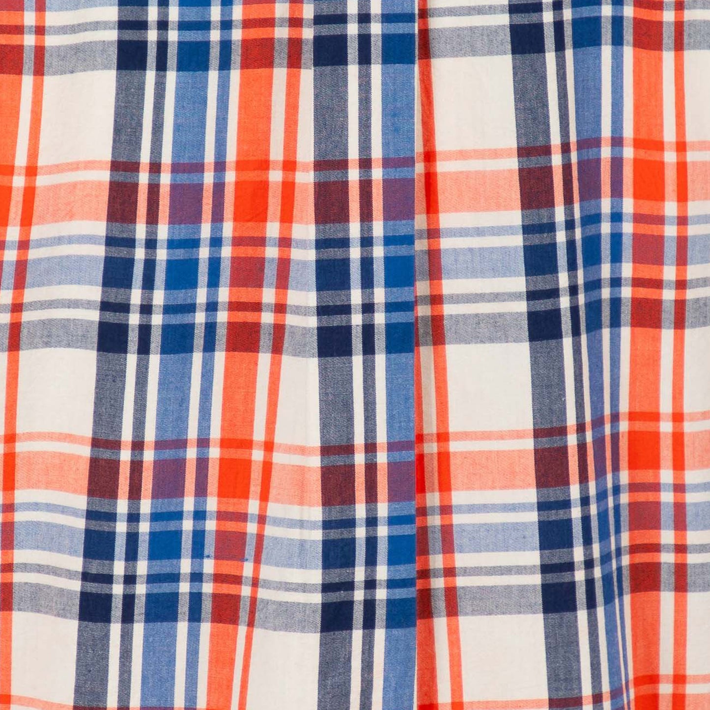 Judd Organic Cotton Short Sleeve Check Shirt - Light Cream