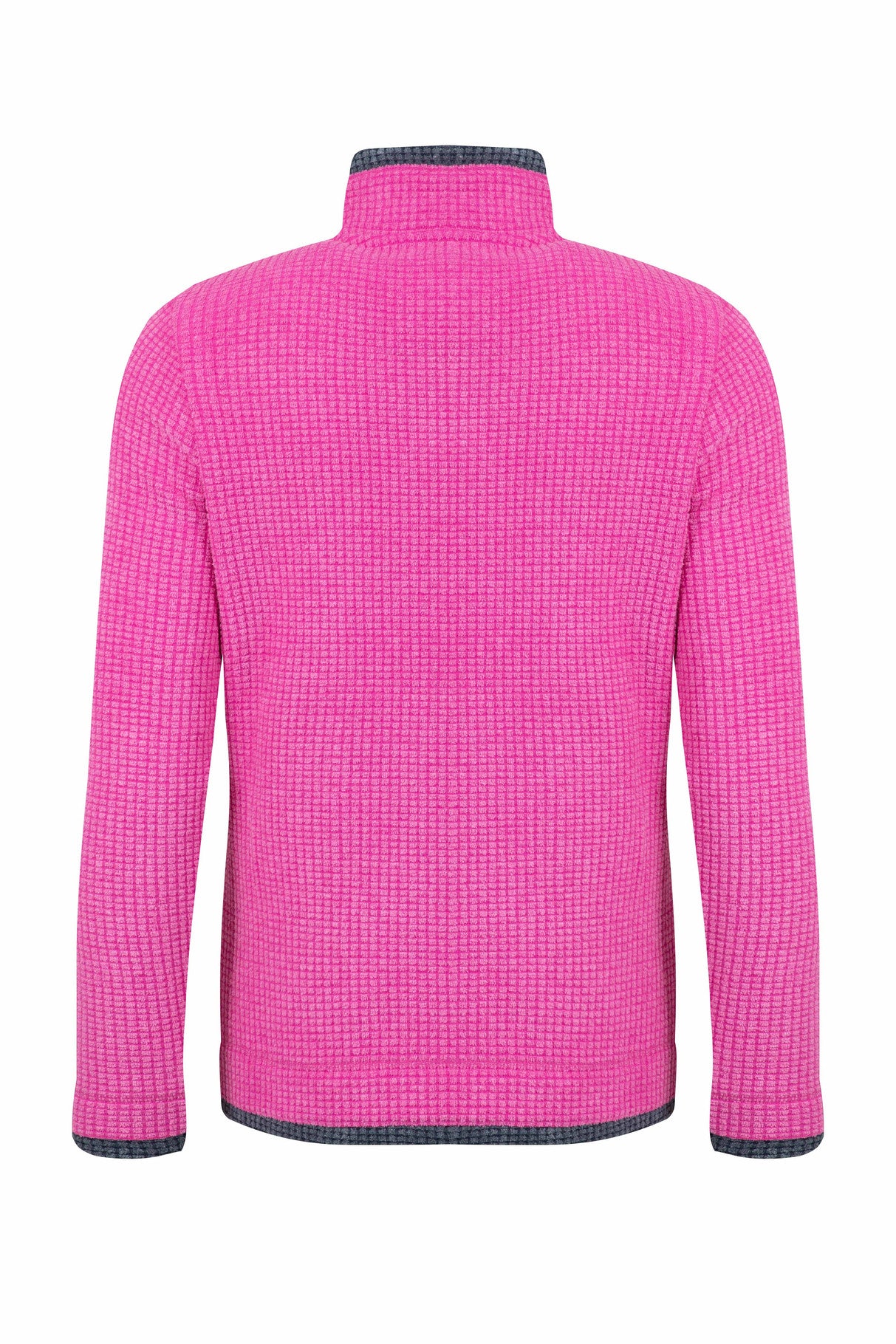 Ariana Full Zip Grid Fleece - Gerbera