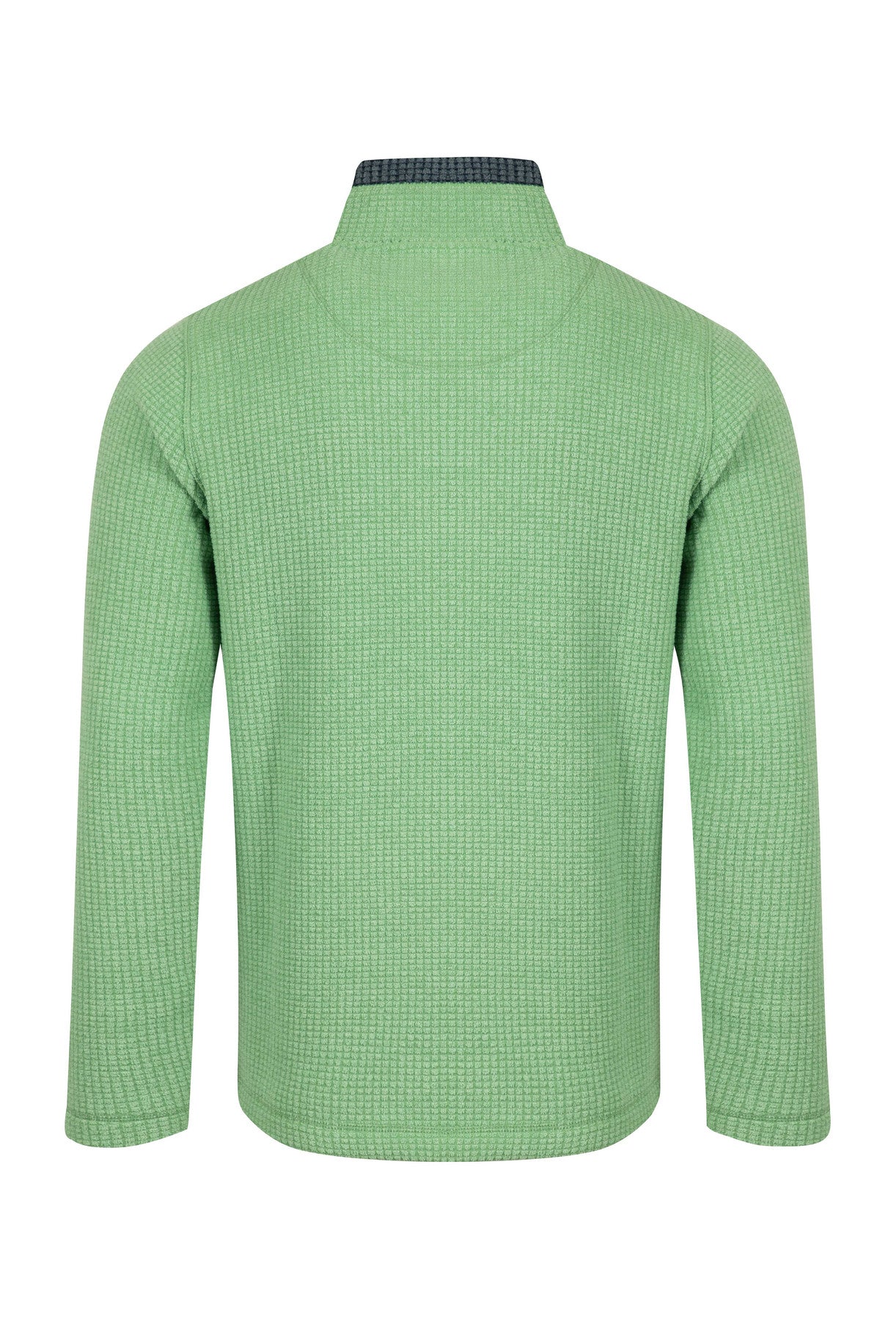 Newark 1/4 Zip Grid Fleece - Grass Green