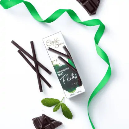 Dark Chocolate Mint Flutes