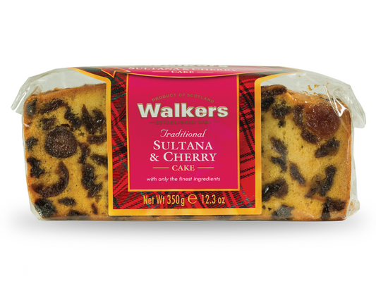 Sultana and Cherry Slab Cake
