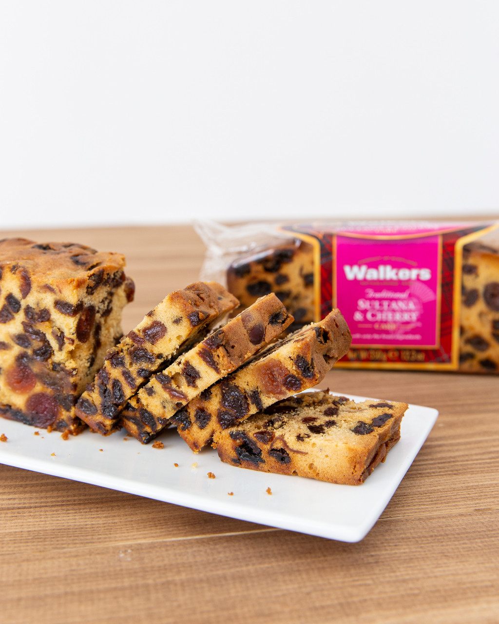 Sultana and Cherry Slab Cake