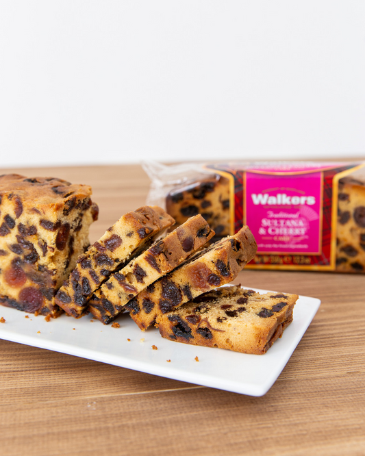 Sultana and Cherry Slab Cake