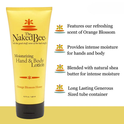 The Naked Bee - Orange Blossom Honey - Hand & Body Lotion 6.7oz
