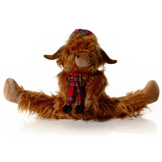 Highland Cow Plush Draught Excluder