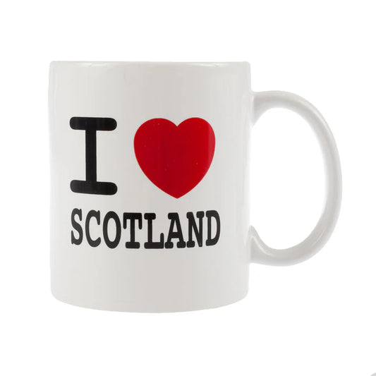 I Love Scotland - White Mug