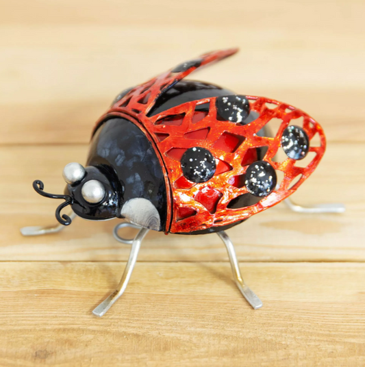 Hand Painted Metal Ladybird