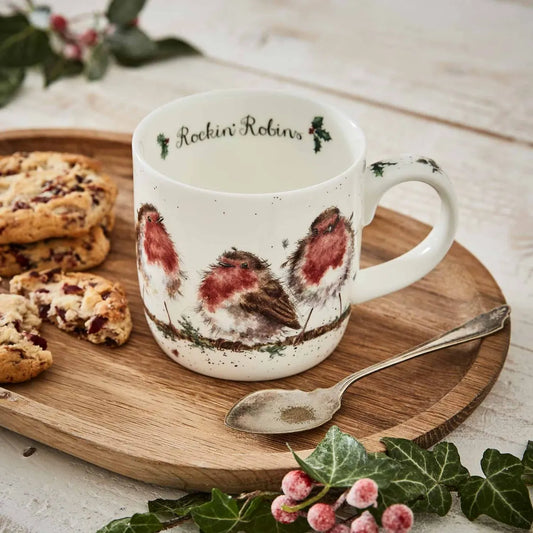 Rockin Robins Fine Bone China Mug
