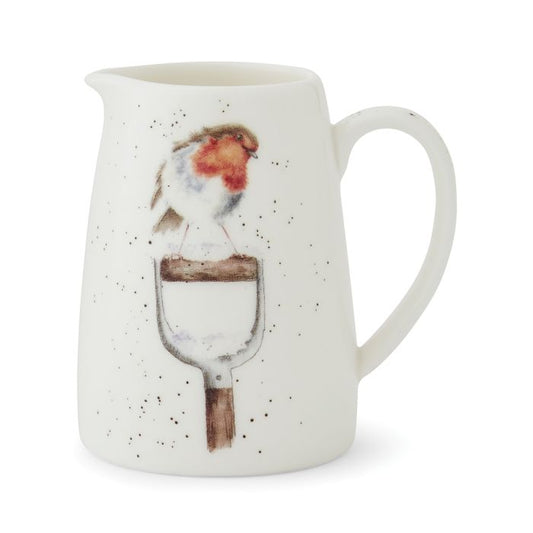 'A little Red Robin' Robin Posy Jug