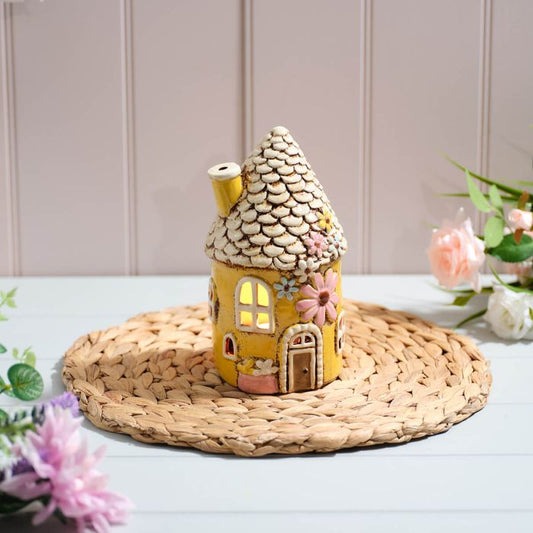 Cottage Garden T-Light Holder - Fairy House