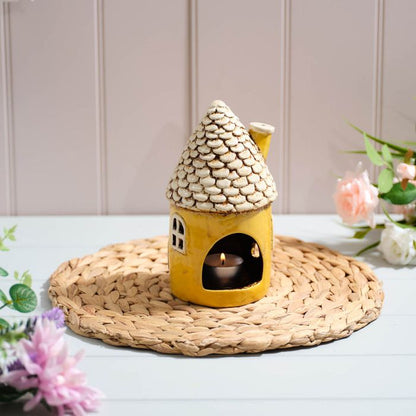 Cottage Garden T-Light Holder - Fairy House