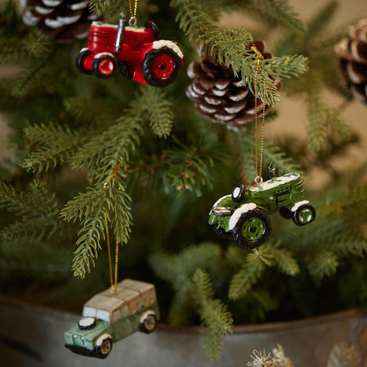 Christmas Farm Vehicle Hanger
