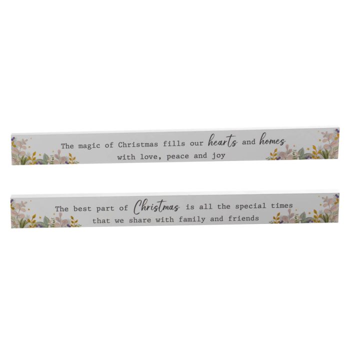 With Love At Christmas Ceramic Wording Block