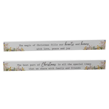 With Love At Christmas Ceramic Wording Block