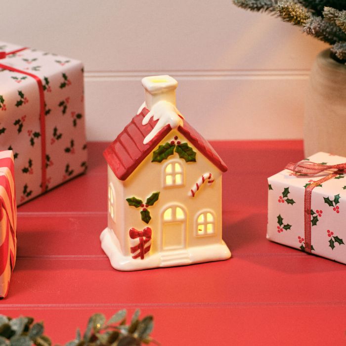 Embossed House with LED