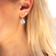 Water Effect Disc Earrings