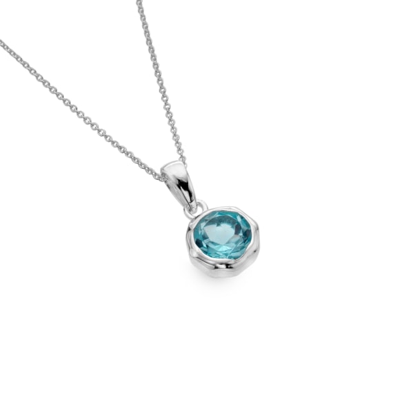 Blue Topaz Necklace