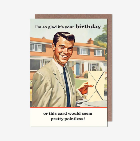 Pretty Pointless Card Birthday Card